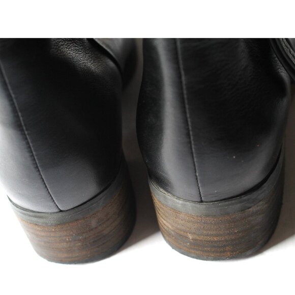 See by Chloe Jamie Leather Ankle Boot / Size 37.5 / Black Rubber Sole - Picture 8 of 11